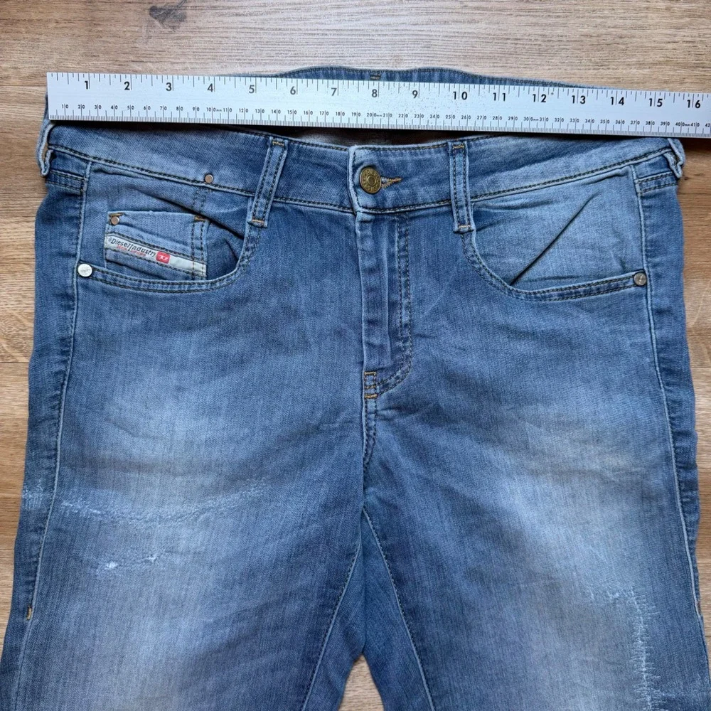 Diesel JoggJeans Womens W29 Blue D-Ollies-NE Slim Stretch Denim Light Wash 069JZ